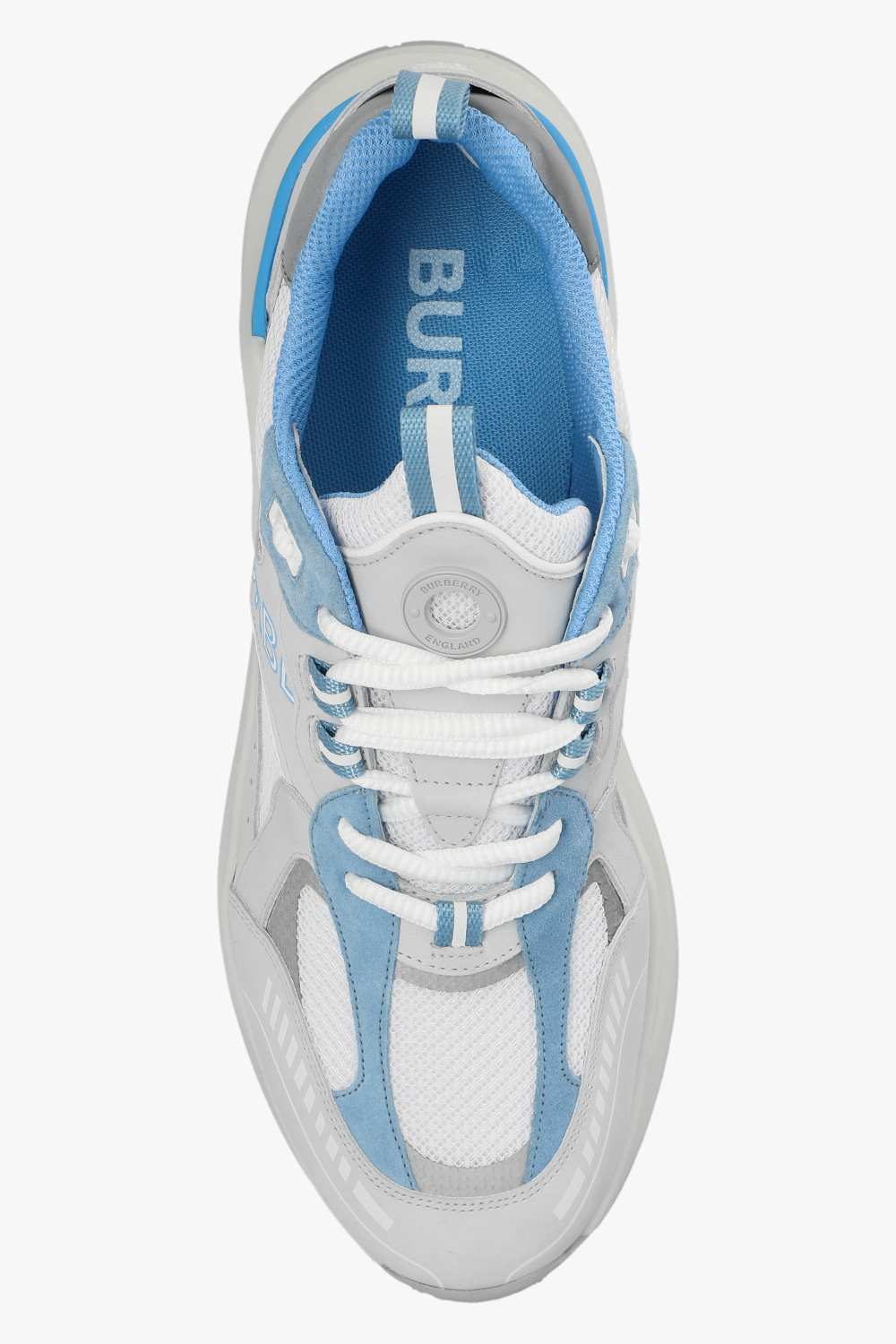 Grey 'Sean' sneakers Burberry - Burberry zebra and logo